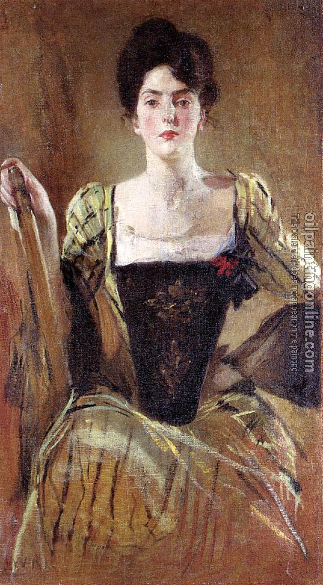 Alexander, John White - The Green Gown